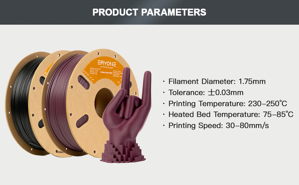 ERYONE Carbon Fiber PETG Filament