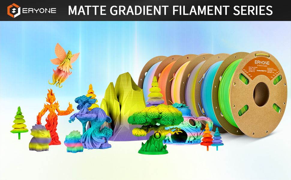 Matte gradient PLA