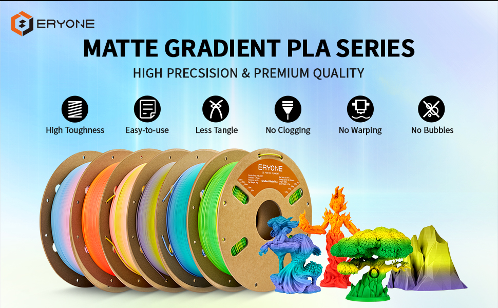 Matte gradient PLA
