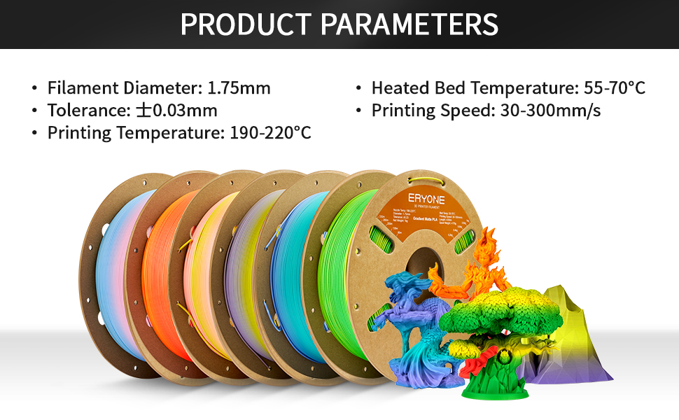 Matte gradient PLA