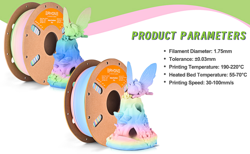Matte Rainbow PLA