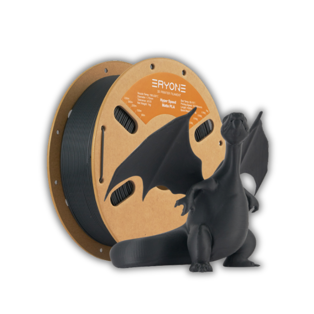 Hyper speed Matte PLA filament – černý
