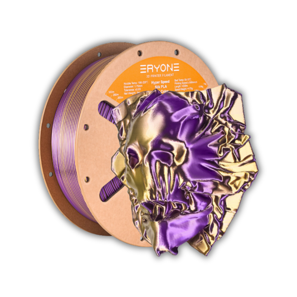 silk pla gold purple